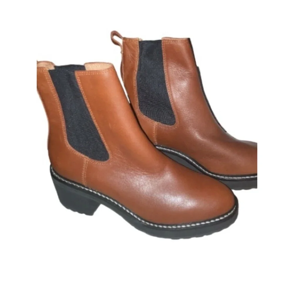 Madewell New The Carina Platform Chelsea Boot Size 9